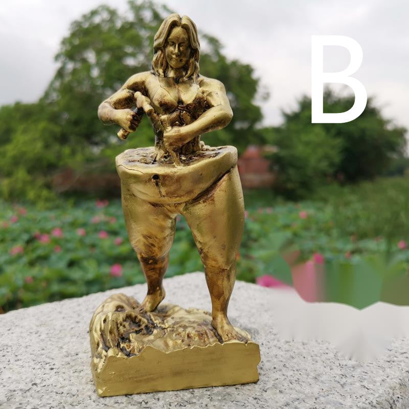 Self-carving Sculpture Decoration Resin Crafts