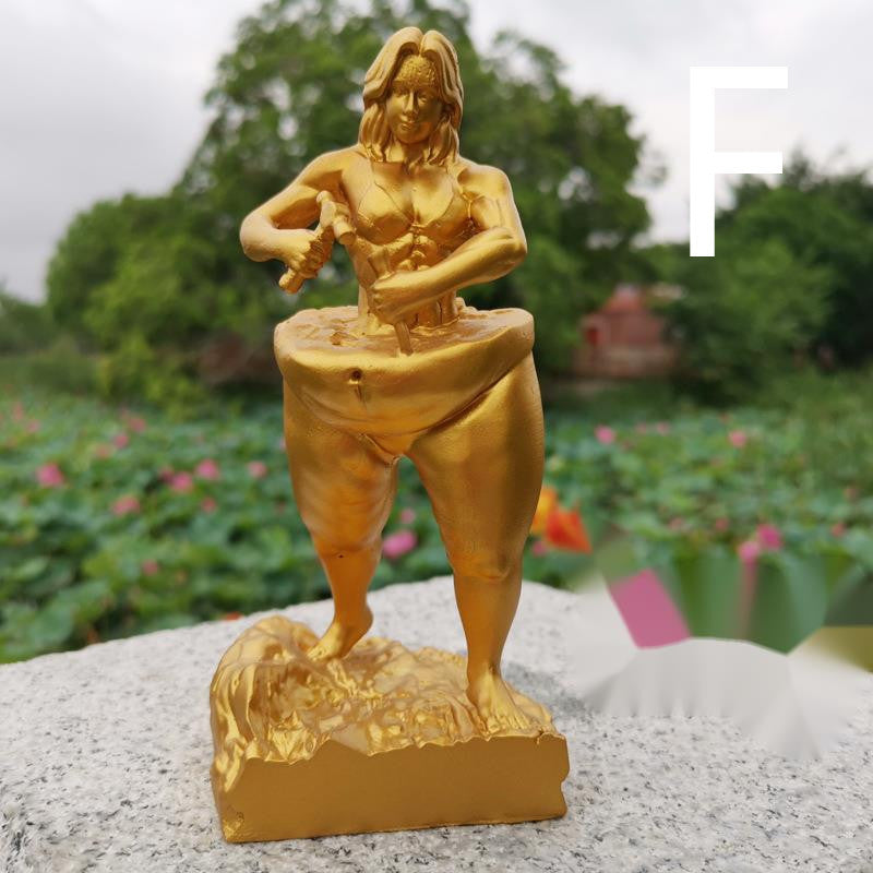 Self-carving Sculpture Decoration Resin Crafts